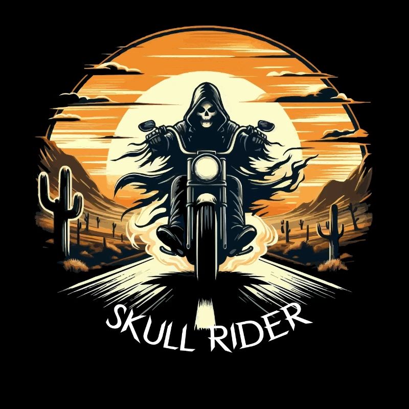 SKULL RIDER : AVENTURE DANS LE DÉSERT SOUS LE COUCHER DU SOLEIL