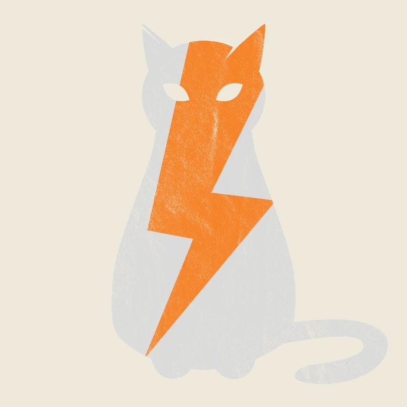 Cat lightning strike