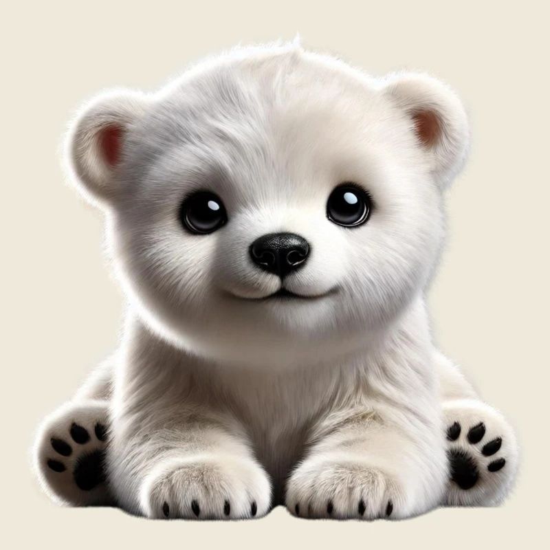 Niedliches Eisbärenjunges-Design