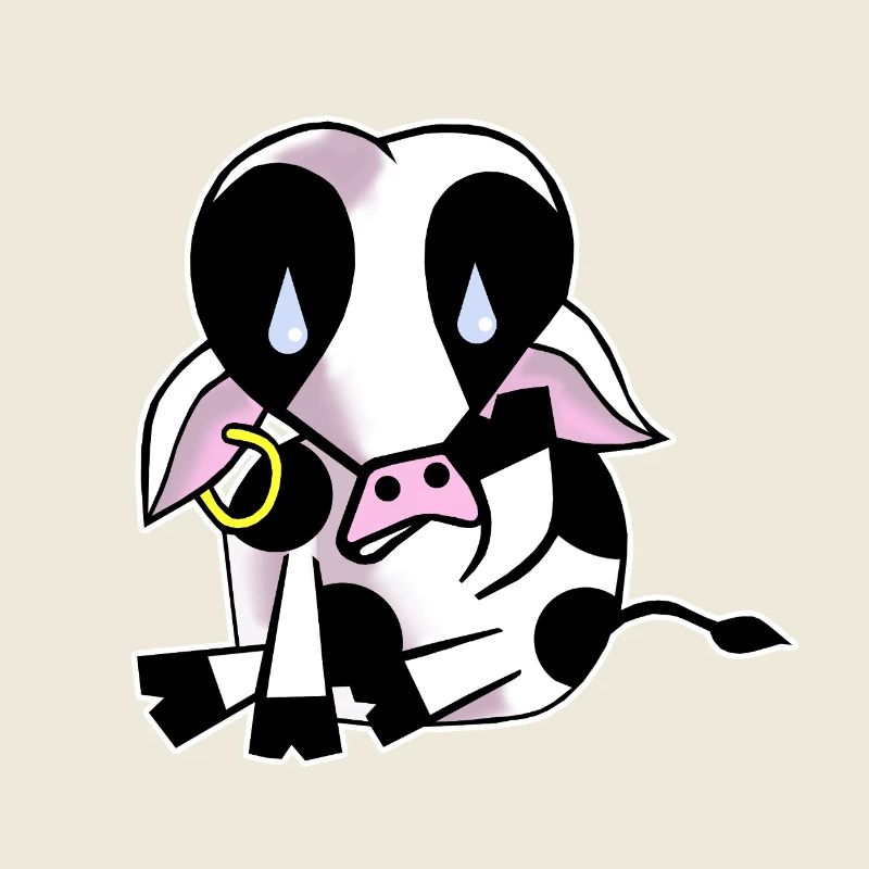 Sad cow