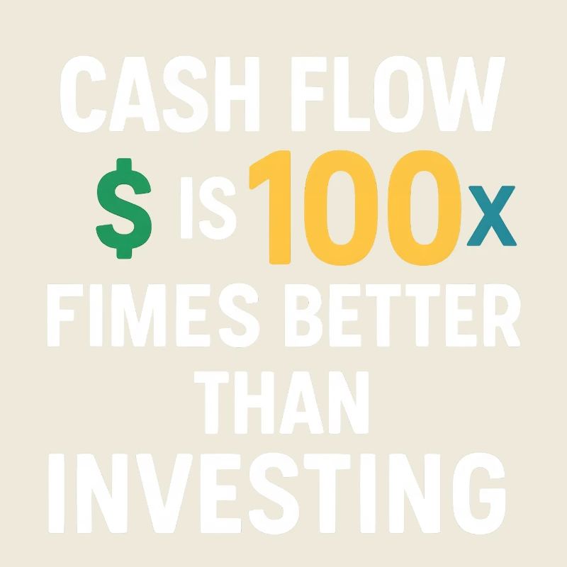 Cashflow 100x besser als Investitionen, Geschäft