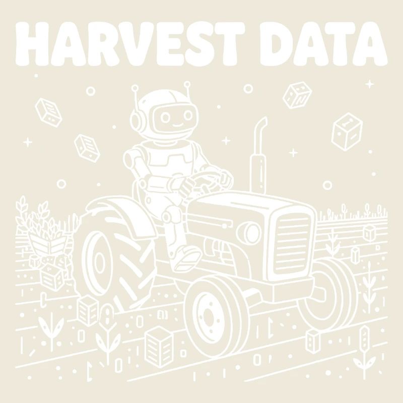 Harvest Data robot on tractor