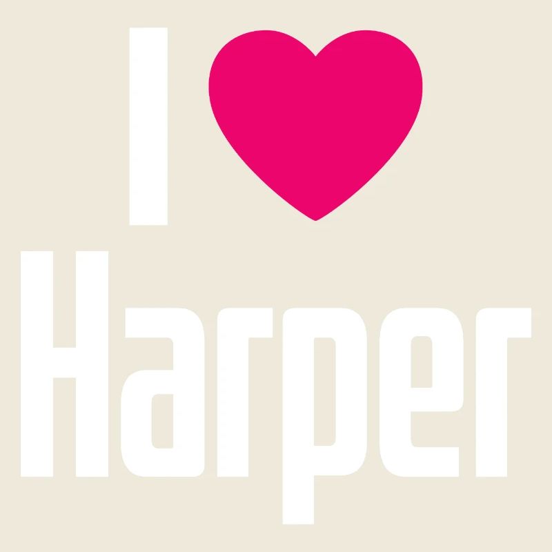 I Love Harper Pink Heart I Love Harper