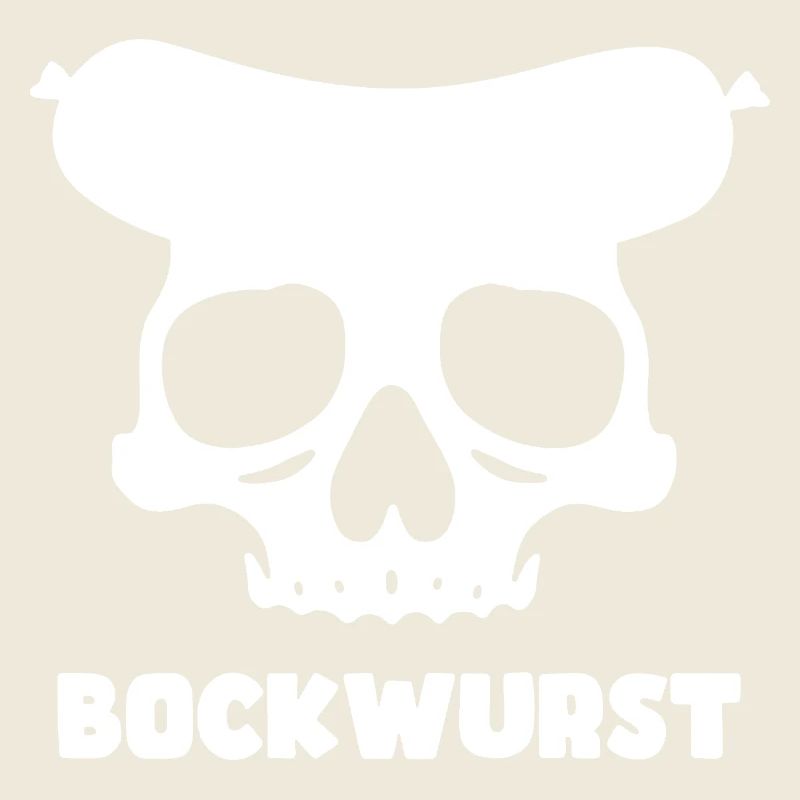 Bockwurst Skull Grafik