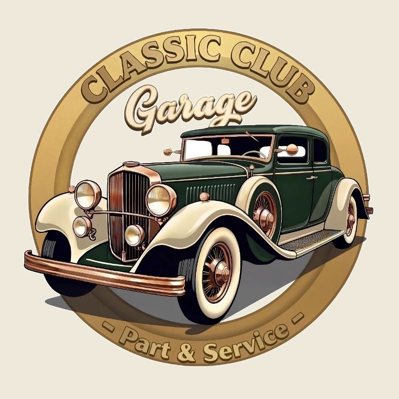 Klassisches Auto Club Emblem