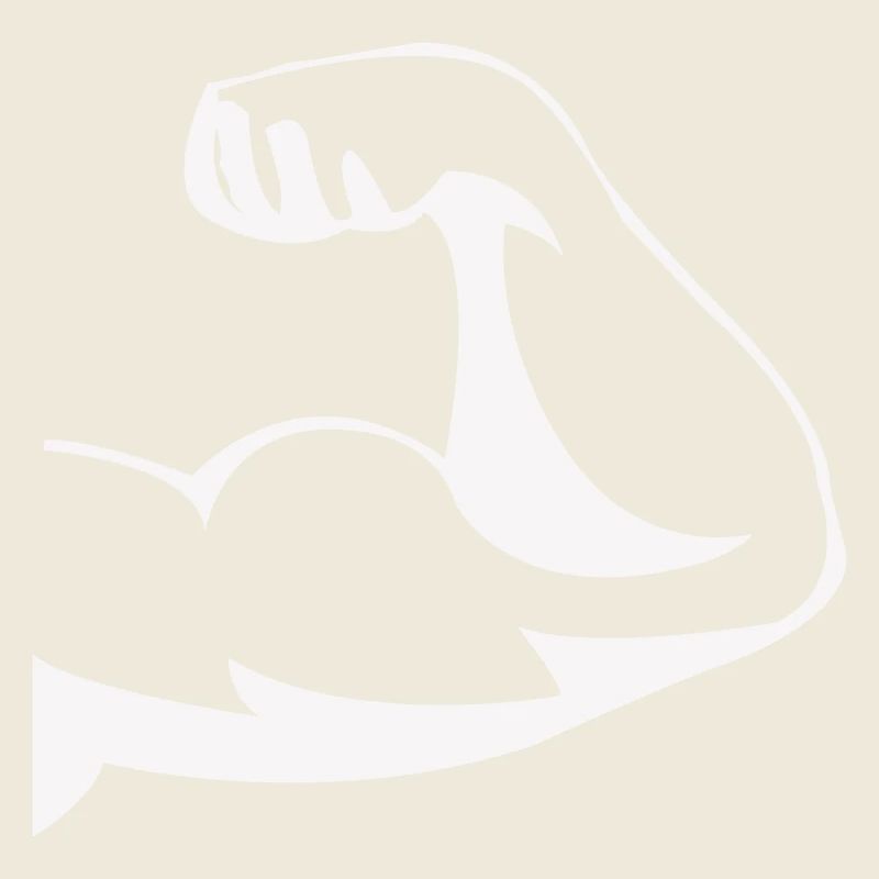 Kraftvoller Bizeps Silhouette