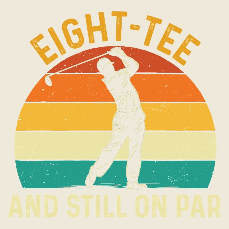 Achter Abschlag immer noch auf Par 80. Golf-Geburtstag