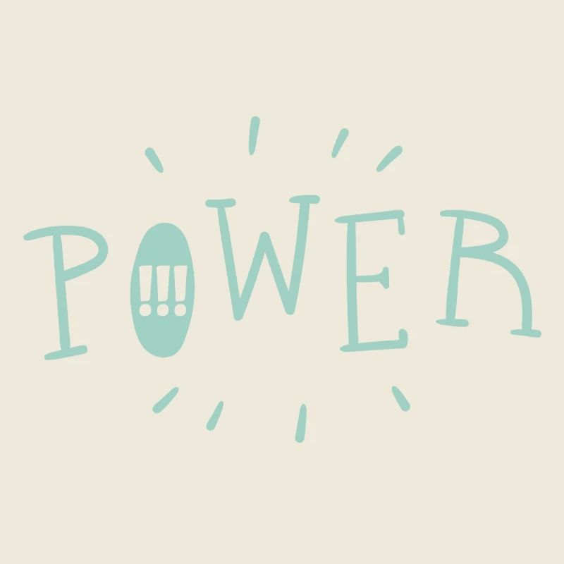 Die Drei !!! Schriftzug Power 