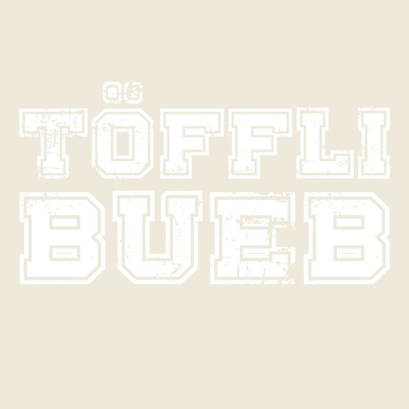 Töfflibueb College Style Distressed