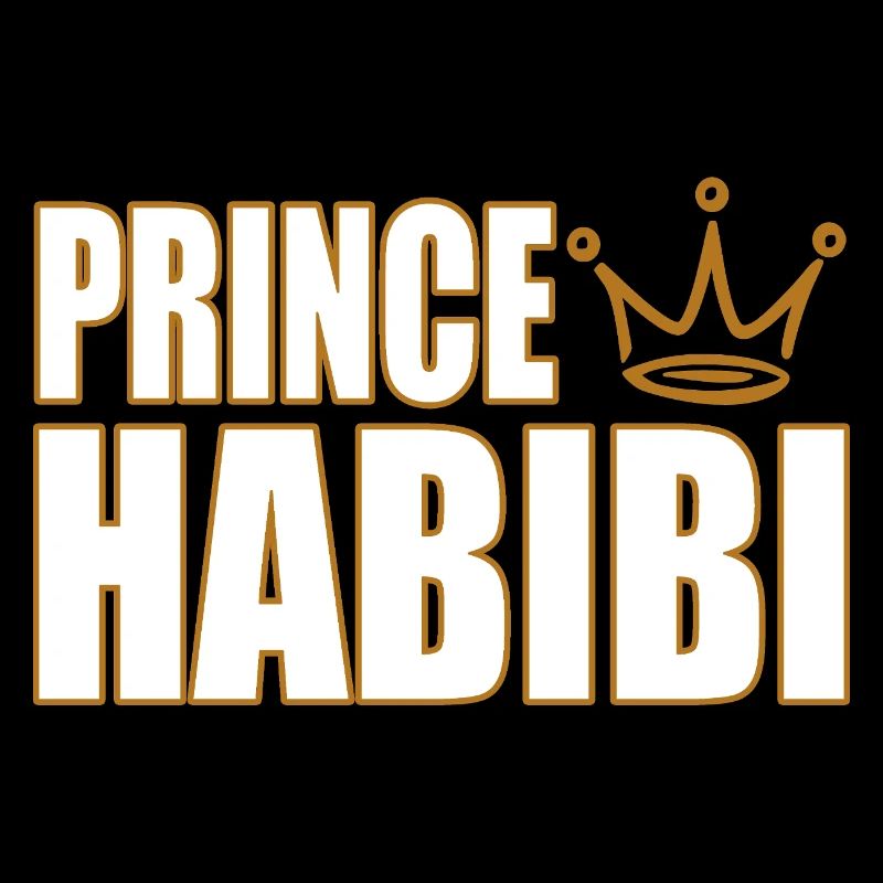 Prince Habibi – Design de déclaration d’amour arabe royale