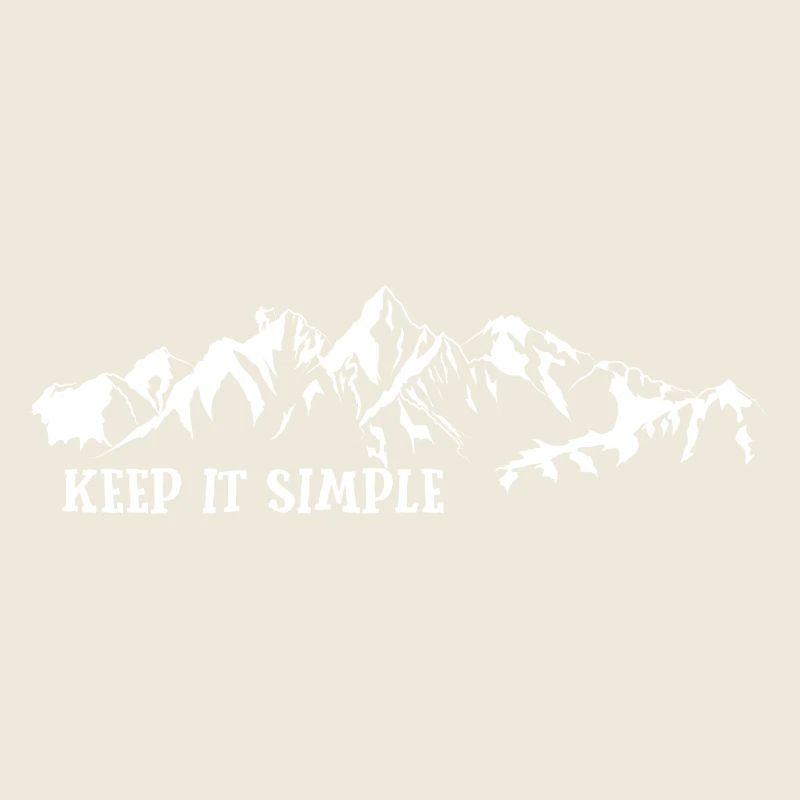 keep it simple mountains hiking