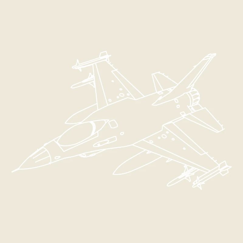 F-16 Viper / Kampf Falcon Jet-Jagdflugzeug / F16