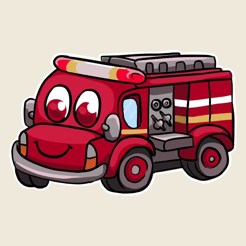 Fire truck fire brigade