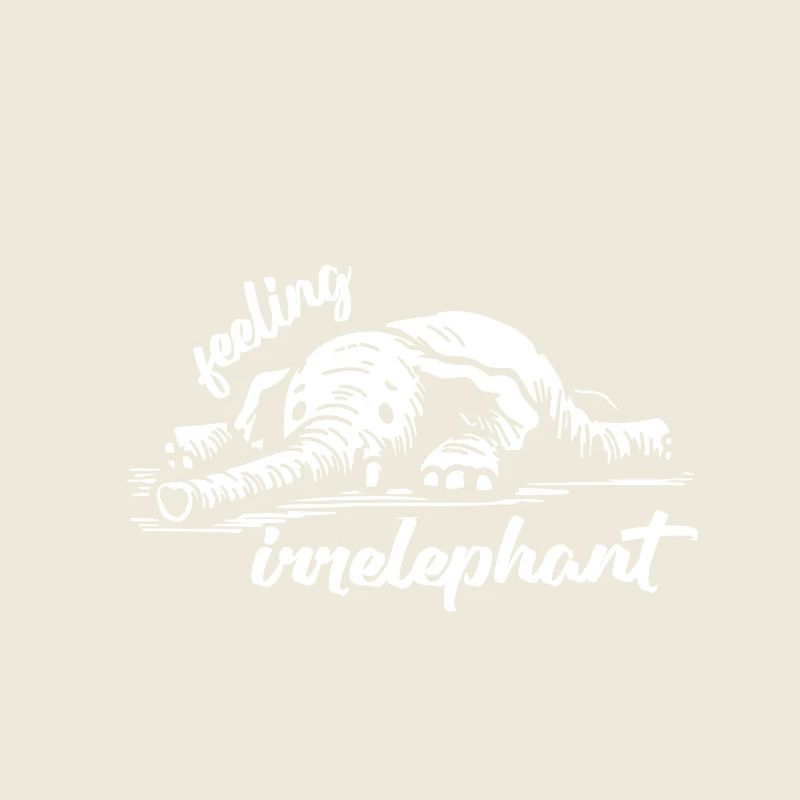feeling irrelephant elephant animals funny pun
