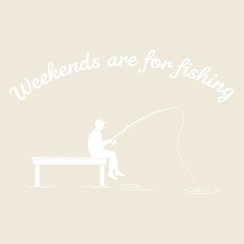 Motif imprimé de pêche du week-end