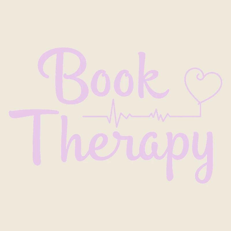 Book Therapy Bücher Lesen Spruch