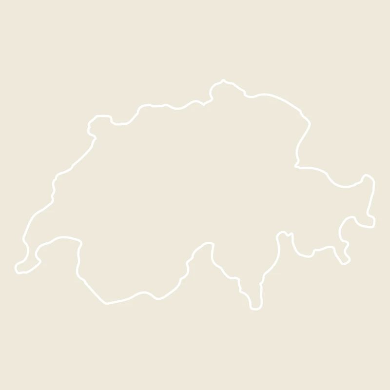 Schweiz Land Kontur