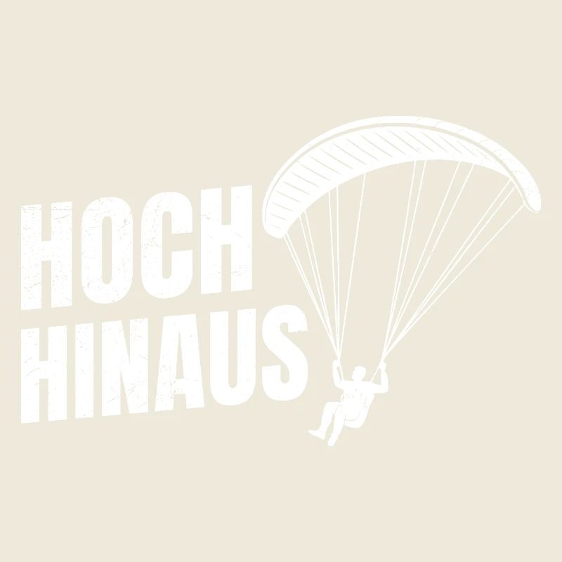 Paraglider Gift HIGH UP FUNNY