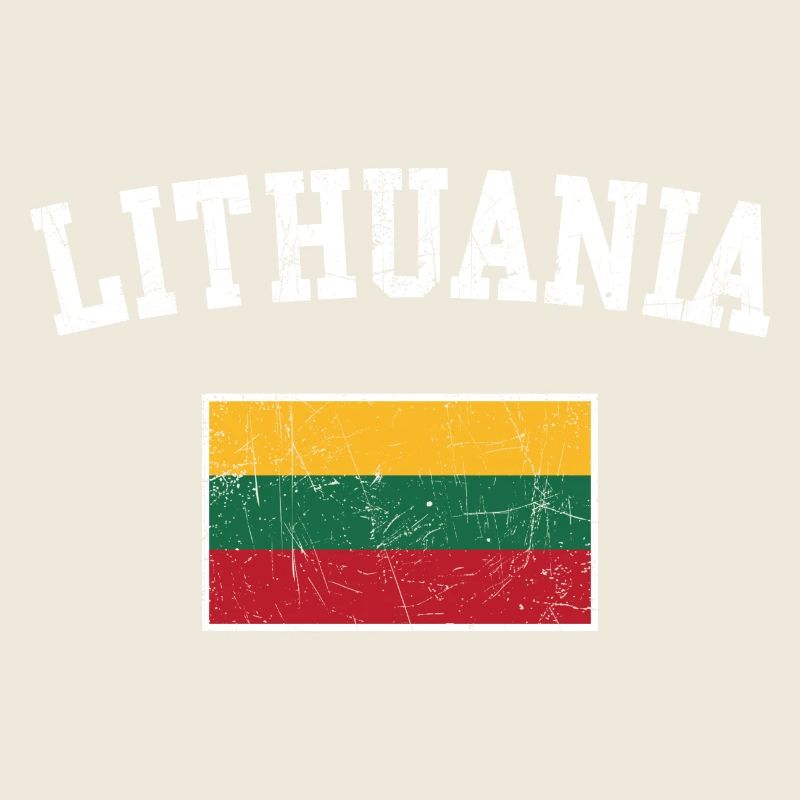 Lithuania Arc Flag Graphic