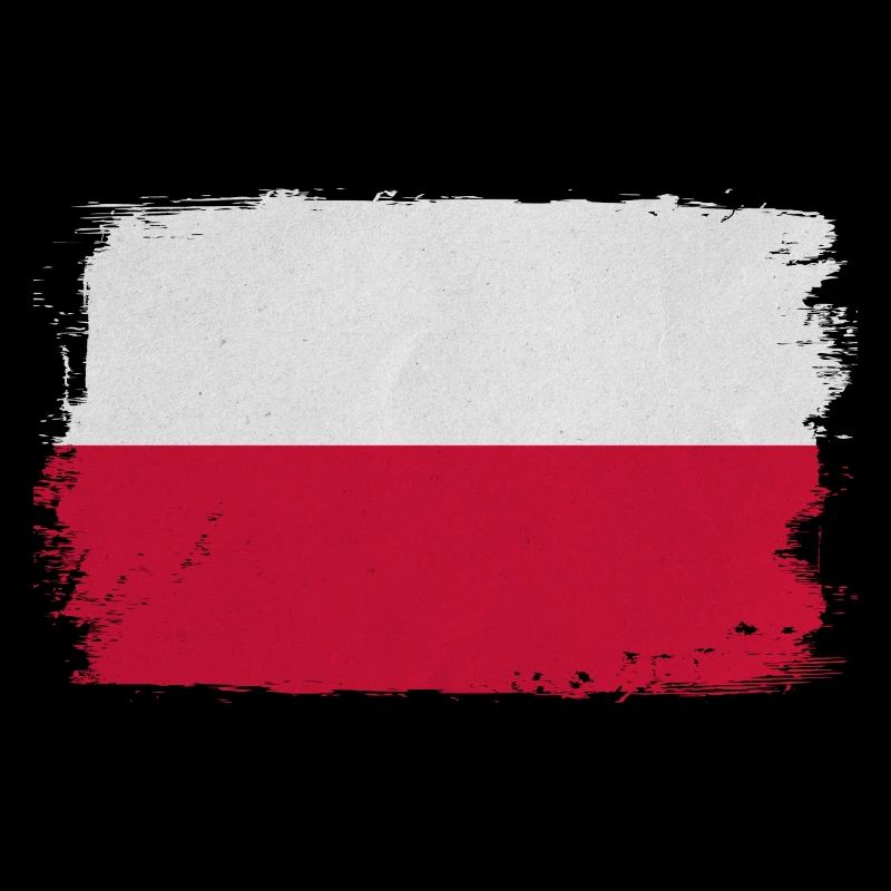 Polish Flag Brush Style