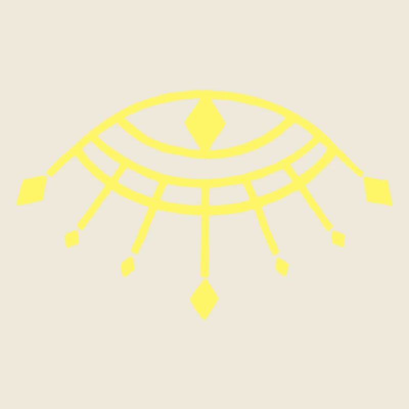 Oeil d'Horus jaune