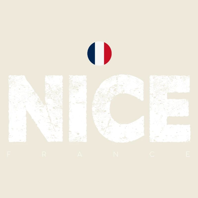 Nice France Distressed Letters