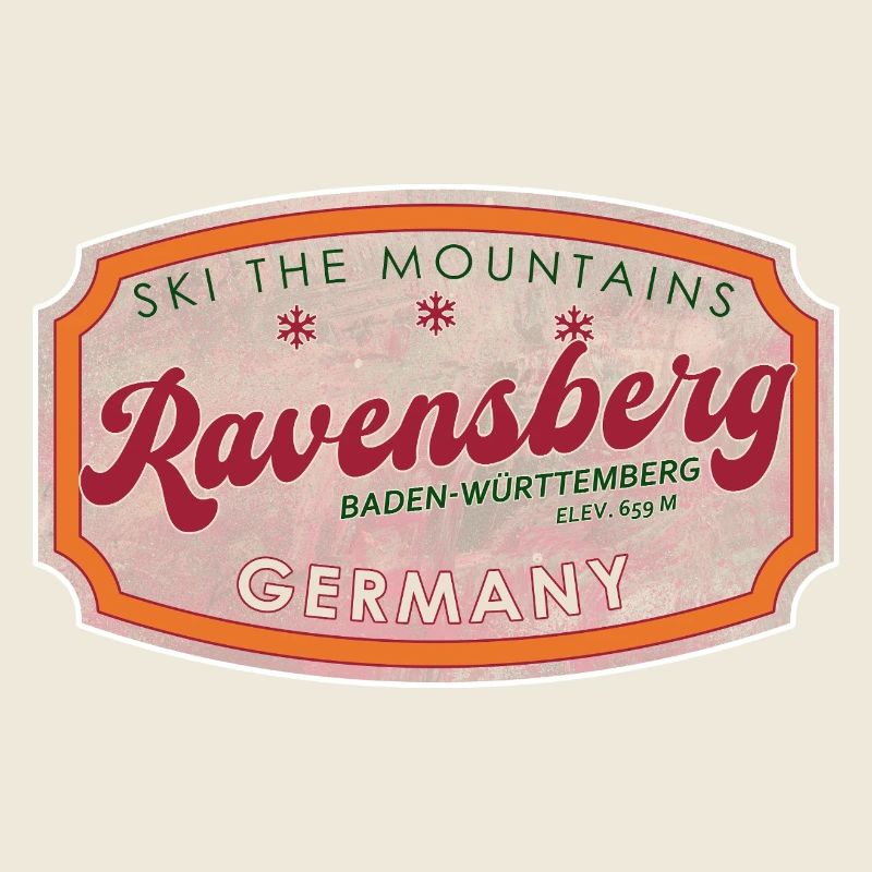 Ravensberg Alpine Ski Vintage Abzeichen