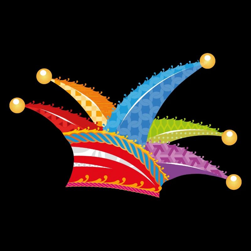 knallbunte Narrenkappe