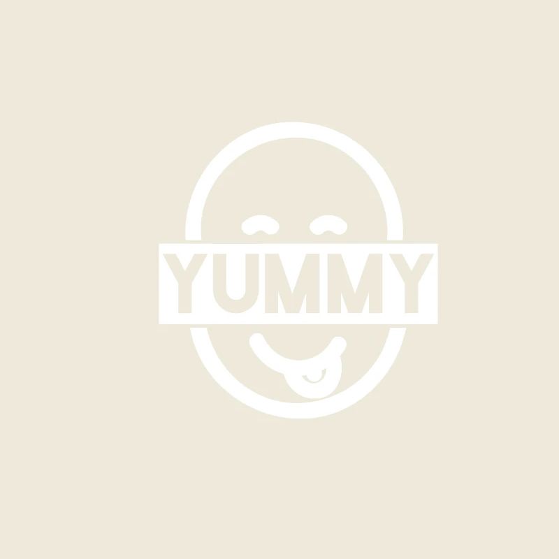 Lächelndes YUMMY Motiv