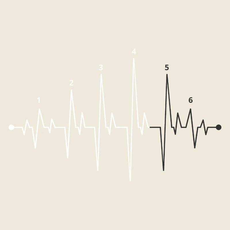 Pulse Wave Heartbeat Graphic