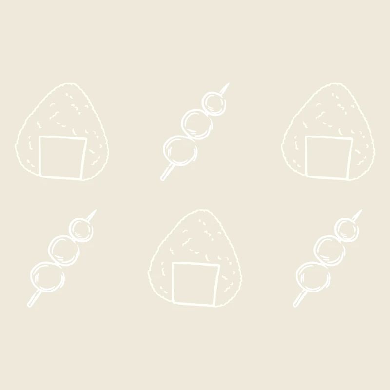 Onigiri and Dango - Rice Balls - Snacks - Japan