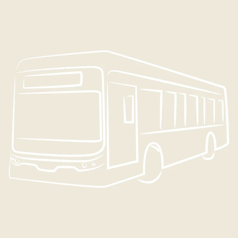 Bus Strichzeichnung