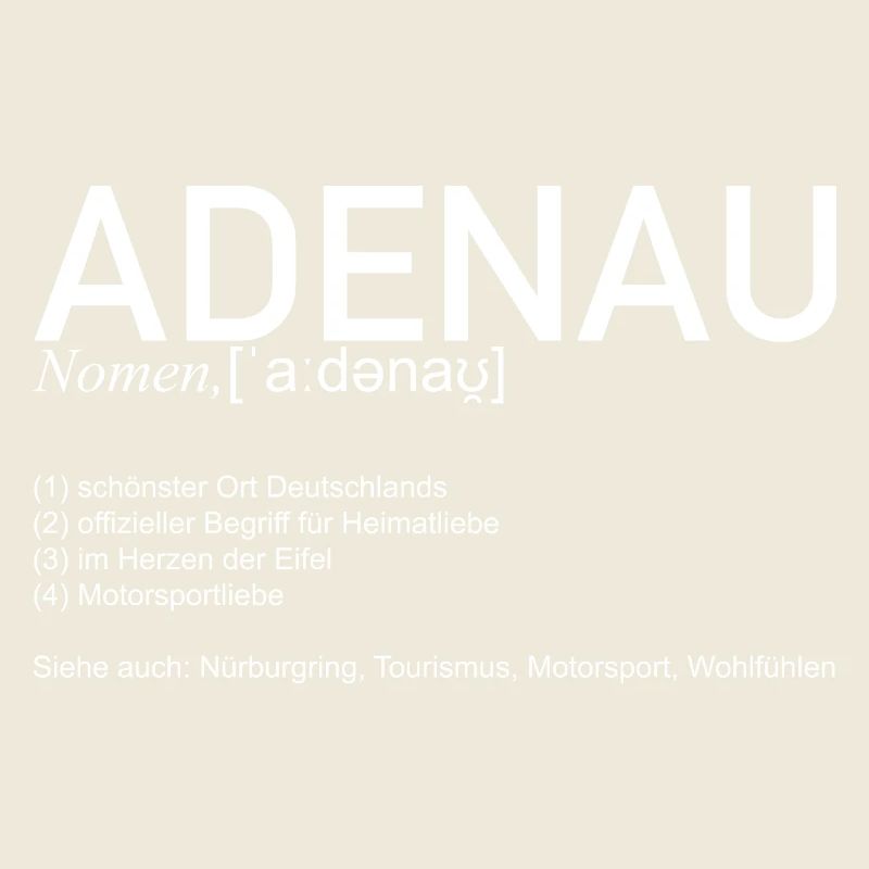 Adenau [meaning] (white)