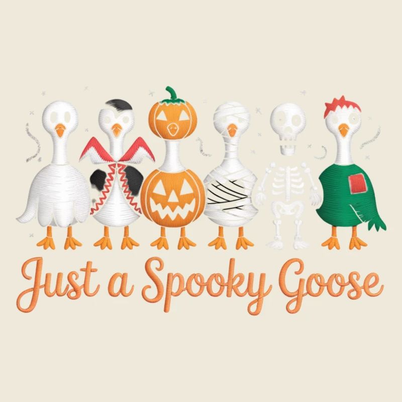 Just A Spooky Goose Halloween Vibes