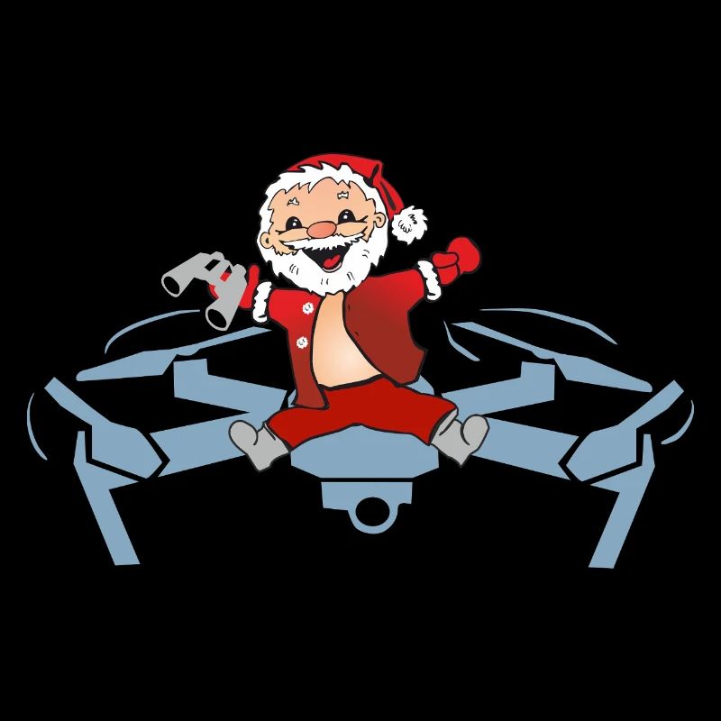 Santa Claus on Drone Adventure