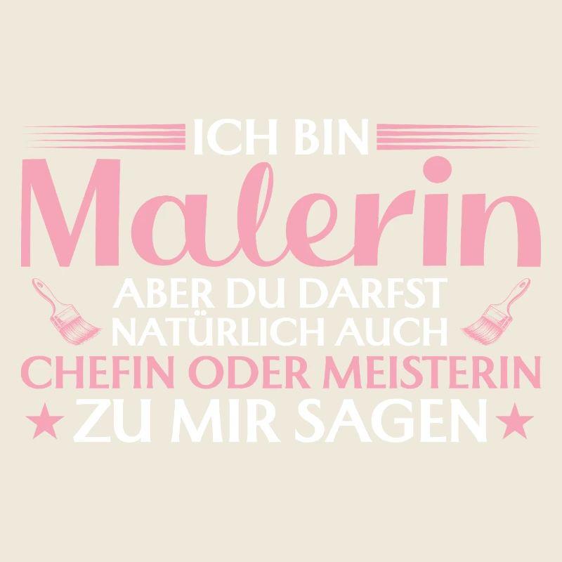 Handwerkerin Chefin oder Meisterin - Malerin