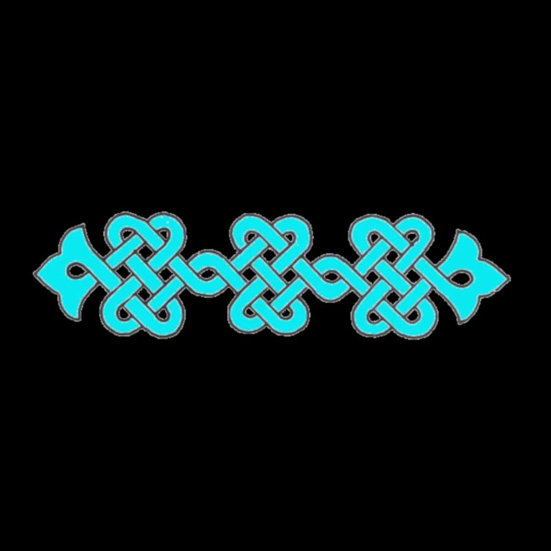 intricate ornament, turquoise