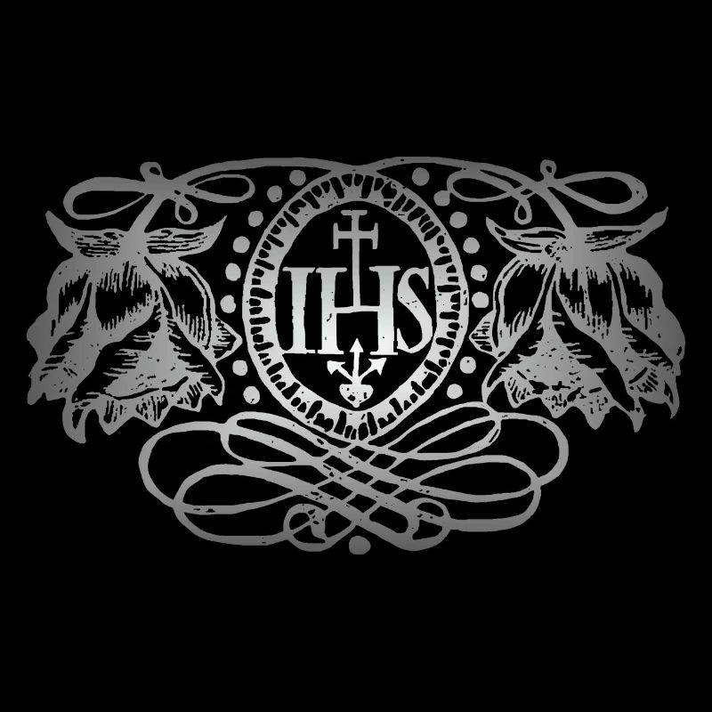 Jesus Christ IHS, ancient illustration, hope