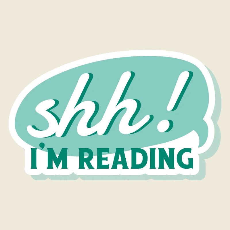 Shh! I'm Reading - Ruhe, ich lese - Buch, Bücher