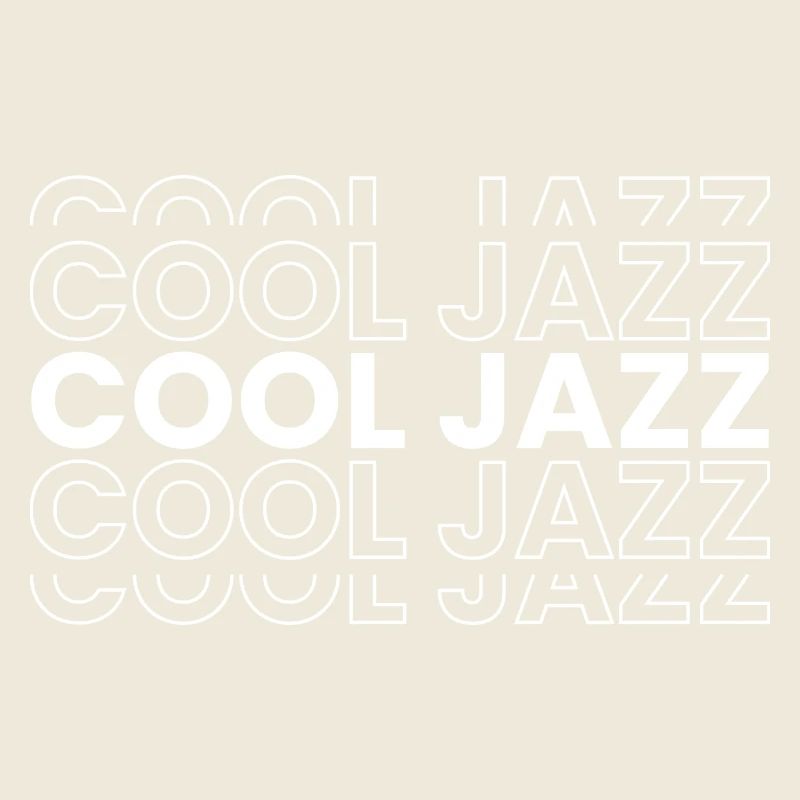 Cooles Jazz-Logo-Muster