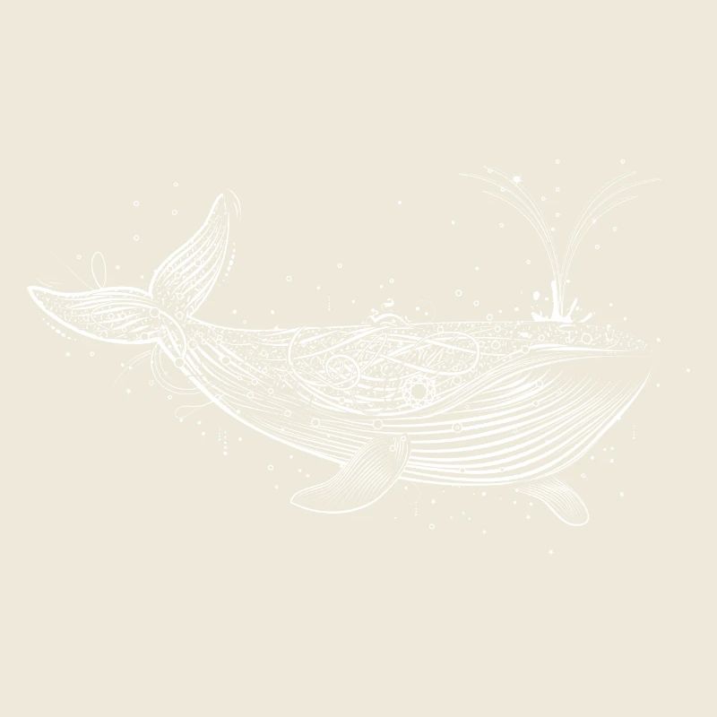 Une baleine blanche
