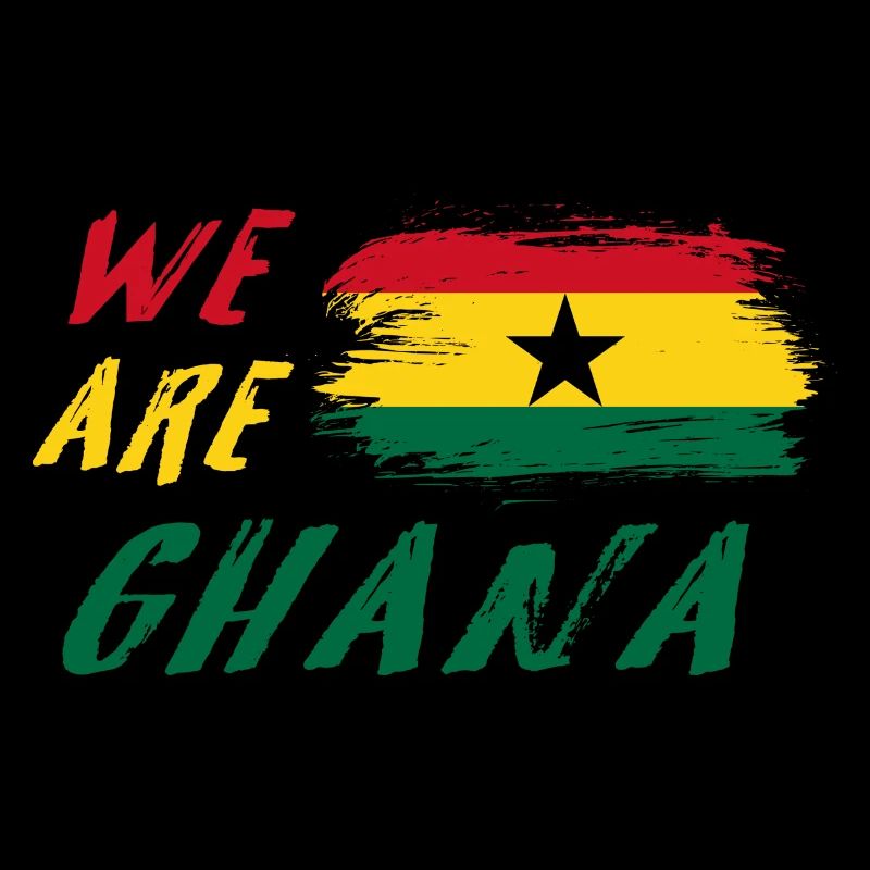 Nous sommes le design des drapeaux du Ghana