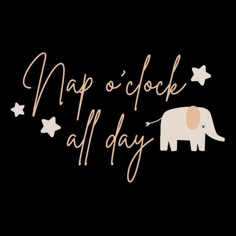 Nap o'clock all day, elephant beige