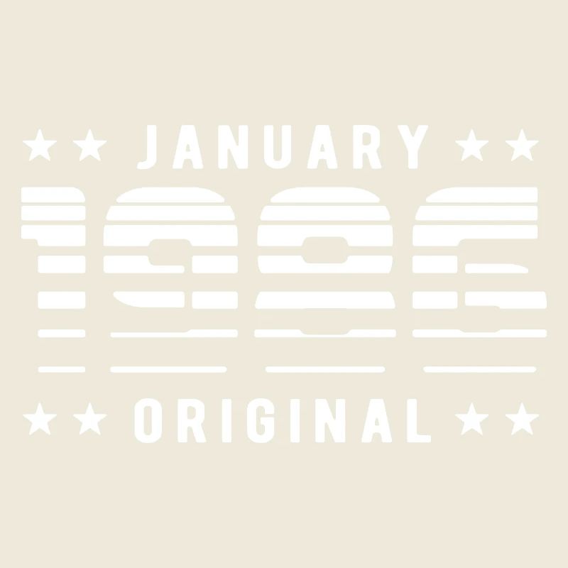 January 1986 Original Retrodesign | Geburtstag
