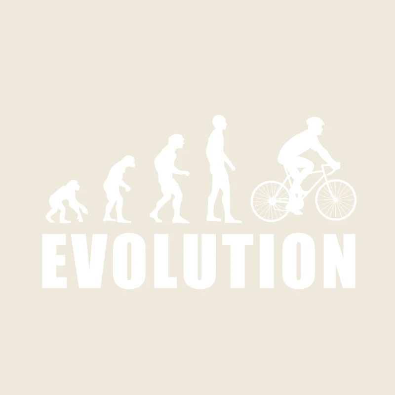 EVOLUTION Rad Radfahrer Fahrrad Radsport Geschenk