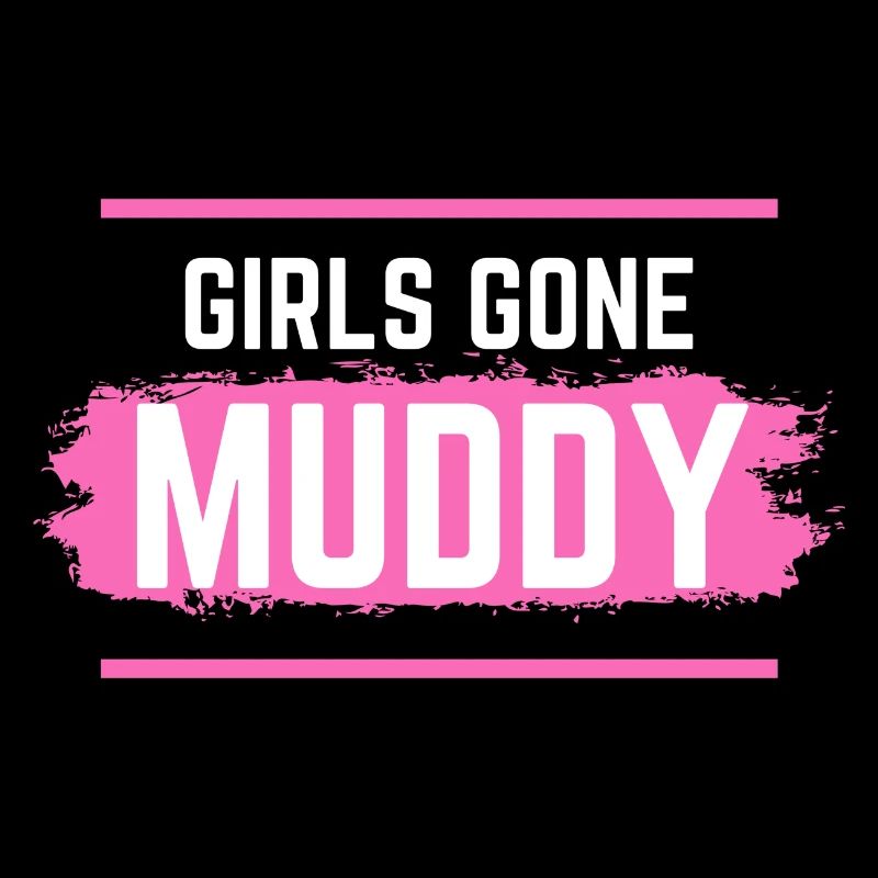 Muddy run shirt mud Matsch Lauf girl Team obstacle