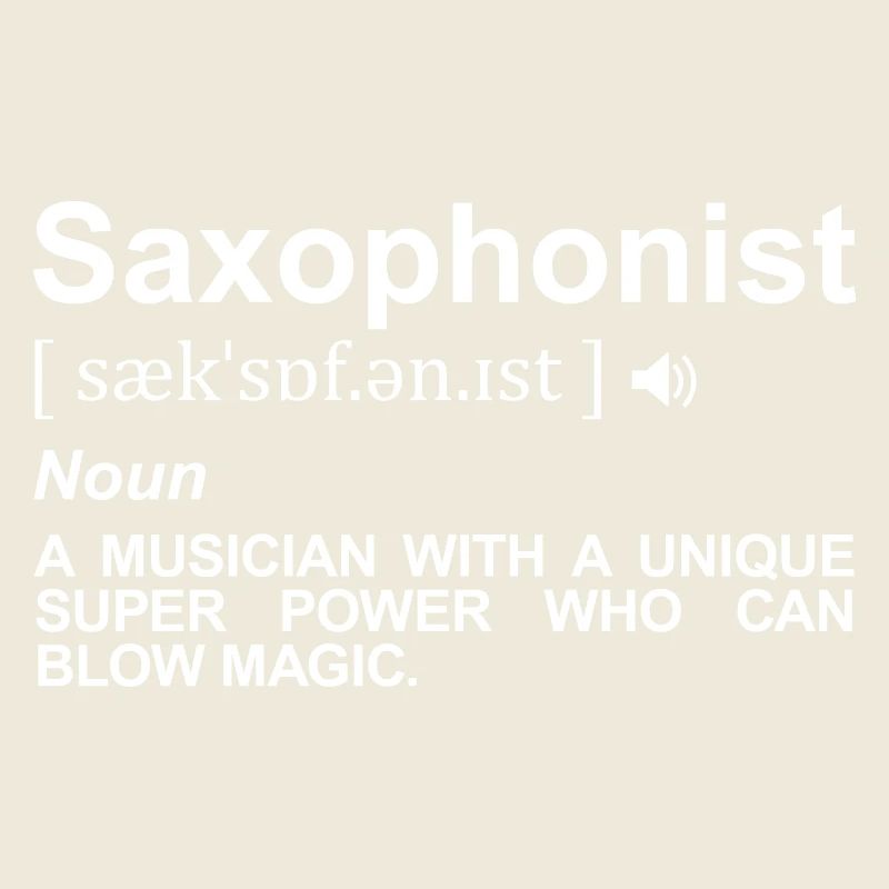 Saxophonist Wörterbuch