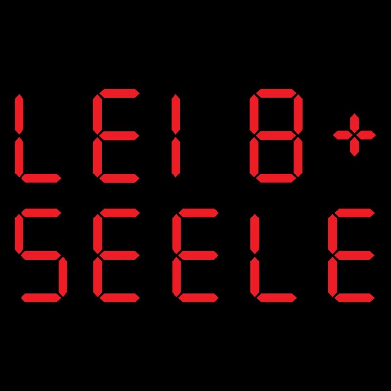 Leib und Seele Taschenrechner drehen digital retro