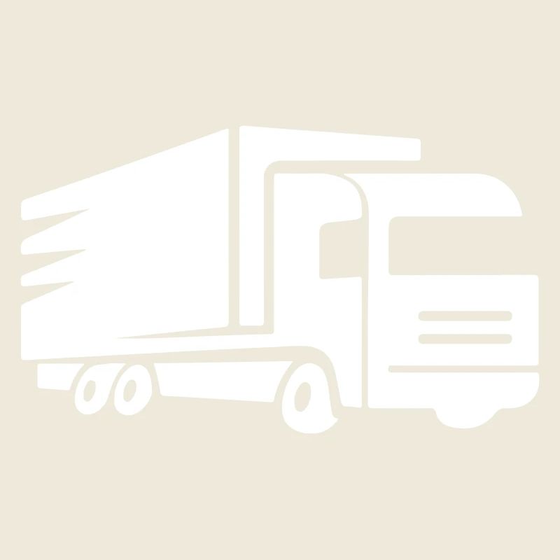 Symbole de camion camionneur