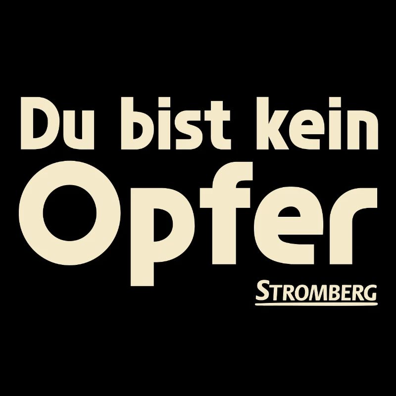Stromberg Mit Spruch Du Bist Kein Opfer